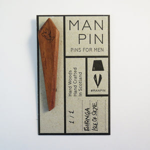 Bespoke Laser Etched Man Pin